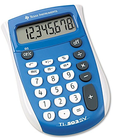 Texas Instruments TI-503SV Taschenrechner, batteriebetrieben mit APD (Automatic Power Down)