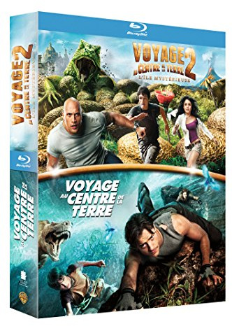 Coffret voyage au centre de la terre 1 et 2 [Blu-ray] [FR Import]