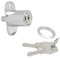 WOLFPACK LINEA PROFESIONAL - Cerradura Puerta Corredera Con Pulsador 347/27 mm. Cromado