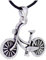 AnhängerFahrrad cruiser aus 925er Sterling Silber 25 x 18 mm, Amulett Kettenanhänger