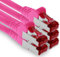 1aTTack.de - 5x 1m câble patch CAT6 S/FTP blindage PIMF câble réseau CAT.6 RJ45 câble Ethernet routeur LAN DSL commutateur modem panneau de brassage - magenta - 5 pièces