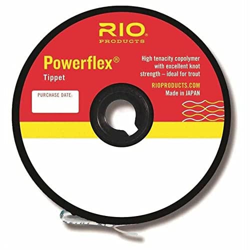 Rio Fly Fishing Tippet PowerfleX-4X-Tippet 110 yd. 6.4Lb Fishing Tackle, Clear