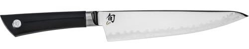 Shun Sora 8 Chef's Knife, Handcrafted Japanese Kitchen Knife, VG10 Steel Edge and 420J Stainless Steel Blade, Balanced Handle, Gyuto-Style Chef Tool for Professional and Home Chefs