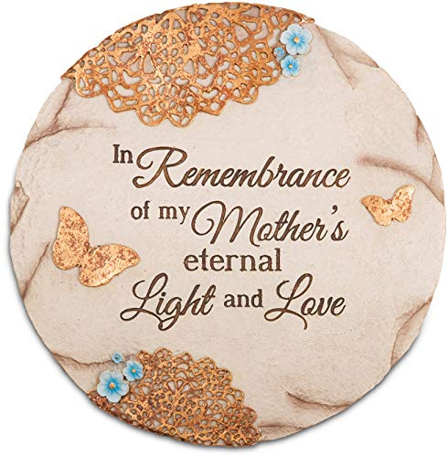 Pavilion Gift Company 19069 Remembering Mother Memorial Garden Stone, 10-Inch,Blue