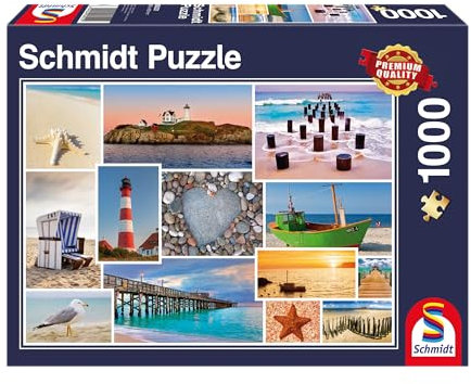 Schmidt Spiele 58221 Am Meer, 1000 Teile Puzzle