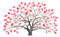 EQLEF Hochzeit, Gast, Fingerabdruck, Basteln, Hochzeit, Fingerabdruckbaum, personalisierbar, Hochzeit, Fußabdruck, Baum, Gästebuch, Hochzeitsposter, Zubehör