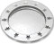 Alessi Mini Girotondo, 2 Stück Flaschenuntersetzer, feuchtigkeitabstossend aus Edelstahl 18/10 glänzend poliert