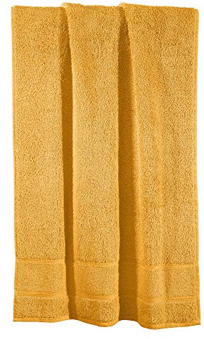 Erwin Müller Badetuch Karlsruhe 100% Baumwolle Sonnengelb Größe 100x150 cm - extrem saugstark, leicht, flauschig weich, hautschmeichelnd (weitere Farben)