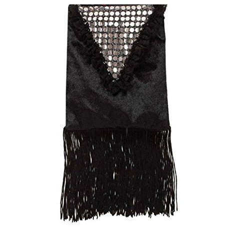NET TOYS Damen Handtasche schwarz Hand Tasche 20er Jahre Charleston Damenhandtasche Kostüm Zubehör Fasching Karneval