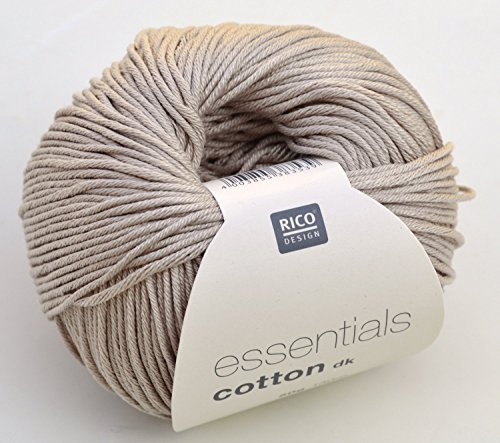 Rico Design Essentials Cotton Häkelnadel, beige