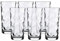 Pasabahce Long drink tumbler Glass Set of 6 Drinking Glass Juice Glass Space