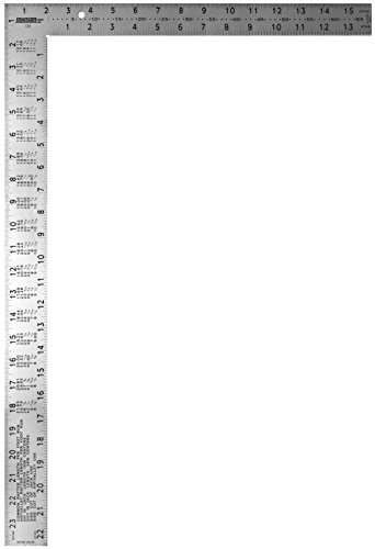 Johnson Level & Tool CS9 Steel Framing Square, 16 x 24, Silver, 1 Square