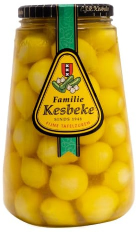 Kesbeke Handgeschilde A'Damse Uien 2650ml Glas (Silberzwiebeln)