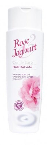 Rose Joghurt Gentle Care Hair Balsam Conditioner with Natural rose oil, natural rose water, yoghurt, argan oil, collagen, brown algae extract, krambizol. 8.5 fl oz by Rose Joghurt