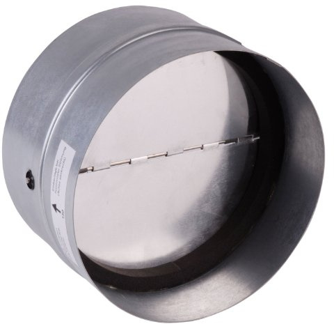 Bielmeier V653348 Rückstauklappe, rund d: 150 mm weiß, verzinkt, passend für System150 rund