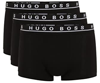 BOSS Hugo Herren Retroshorts Boxer 3P BM 10146061 07, 3er Pack, Einfarbig, Gr. XX-Large, Schwarz (Black 1)