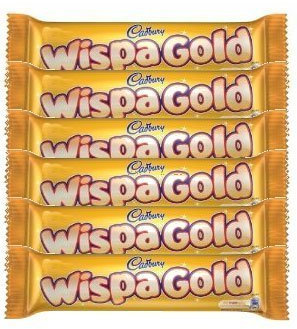 Cadbury Wispa Gold Bar - Pack of 6 by Cadbury