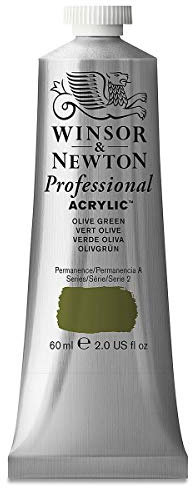Winsor & Newton Professional Acrylic Color Fine - 60 ml - Verde Oliva