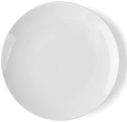 'Holst Porcelaine Ma 150 Plateau Porcelaine et Jumbo Assiette Rond 50 cm Maxima, Blanc, 50 x 50 x 7 cm