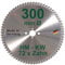 HM Sägeblatt 300 x 30 mm Zähne 72 KW Kreissägeblatt Hartmetall 300mm Ersatzsägeblatt für DeWalt/Elektra/Elu/Haffner/Holz-Her/Metabo/Scheppach/Schleicher/Striebig/Ulmia