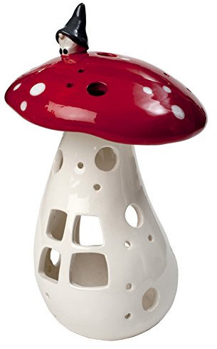 Nääsgränsgården Wichtel a. Pilz Laterne Höhe 21 cm