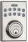 Kwikset 92640-001 Contemporary Electronic Keypad Single Cylinder Deadbolt with 1-Touch Motorized Locking, Satin Nickel