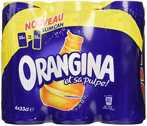 Orangina Pack de 6 Canettes de 33 cl