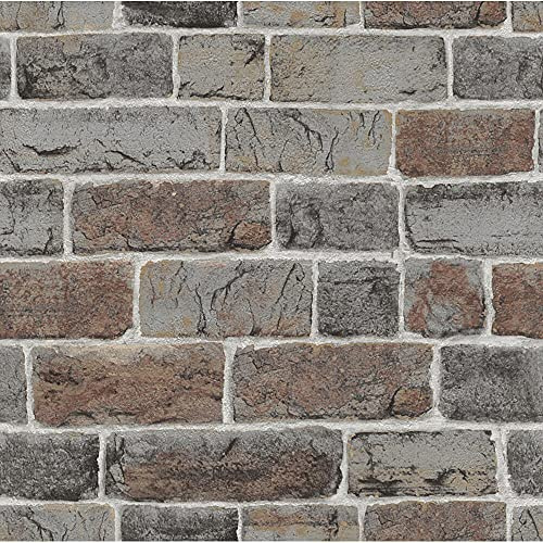 Rasch paperhangings 217339 Wallpaper Rasch Wallcovering, Brown, Set of 12 Pieces 10 Metres 217339