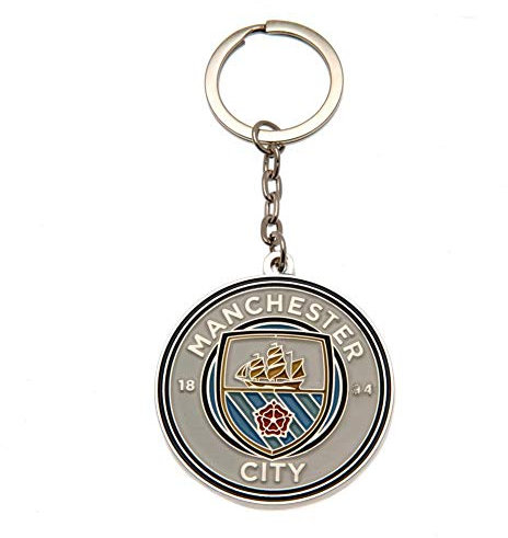 FC Manchester City 2665 Schlüsselanhänger Metall Unisex Erwachsene, Ocean Blue