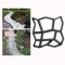 Wisfor Stampo cemento pavimento esterno, stampo cemento mattoni riutilizzabile stampo in plastica per cemento stampo per pavimentazione DIY irregolare per terrazzi camminamenti strade 43x42cm