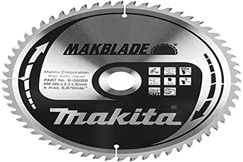 Makita Makblade Kreissägeblatt, 260 mm, 80 Zähne, 30 mm Bohrung