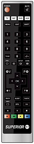 Varias marcas – 4:1 Superior Mando a distancia universal 4 en 1 (TV/Sat/DVD/AUX)