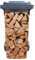 SHIRT-TO-GO Aufkleber für Mülltonne Mülltonnenaufkleber - Kaminholz Brennholz