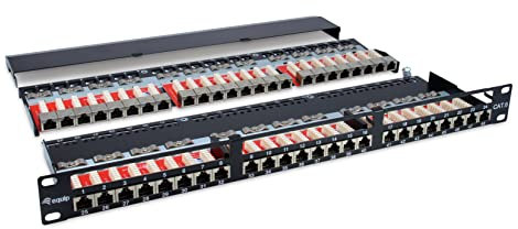 Equip - Panneau de brassage - 48 ports C6 - Noir