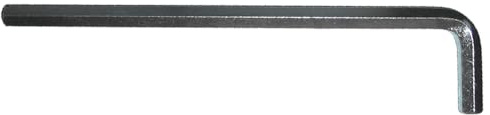 SW-Stahl 04808L Winkelschlüssel 7 mm extra lang - Innensechskantschlüssel | Chrom-Vanadium-Stahl nach DIN 911 - L-Schlüssel für Inbus Schrauben - Langlebiger Sechskantschlüssel für Montagearbeiten