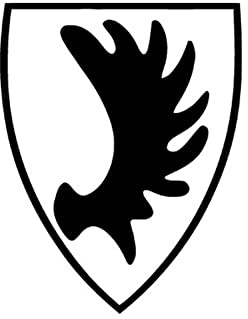 Aufkleber/Sticker Ostpreußen Wappen Elch Elchschaufel Heimat Provinz 10x8cm A567