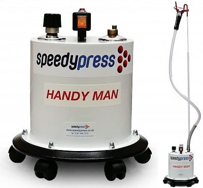Speedypress Handyman i-Steamer, Clothes, Garment & Fabric Steamer, 4.2 Litres, 140 Minutes of Steam, British Manufactured with 3 Year Warranty
