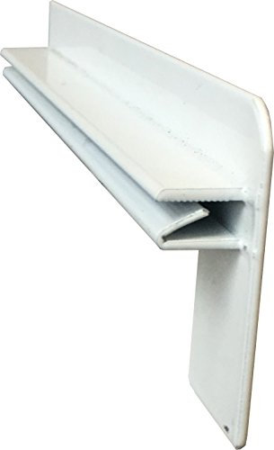 Windowsill clinker end caps 90 mm in white