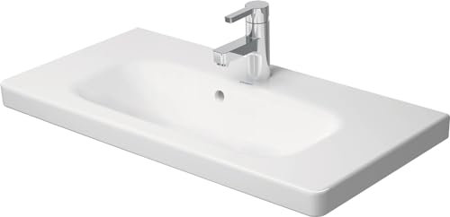 Duravit Durastyle Möbelwaschtisch Kompakt 80 cm Mit Überlauf 1x Hahnloch WonderGliss Weiß