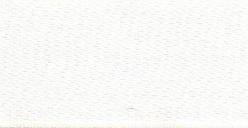 SWS Satinband Doppelsatin 70 mm reinweiß beidseitig gleich, 3 m