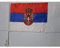 AZ FLAG - Autofahne Serbien - 45x30 cm - Serbische Autoflagge 30 x 45 Cm - Auto Flaggen