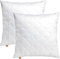 sleepling 2er Set Basic 100 Kopfkissen, Zierkissen, Sofakissen, 40 x 40 cm, Ökotex, waschbar bis 60 Grad, Made in EU, Füllmengengarantie, Größengarantie, weiß