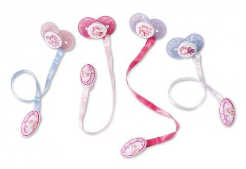 Zapf Creation 761151 Baby Annabell Dummy with Ribbon and Clip