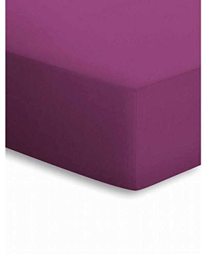 schlafgut Spannbetttücher Mako-Jersey 50041 Beere - 542 150x200 cm