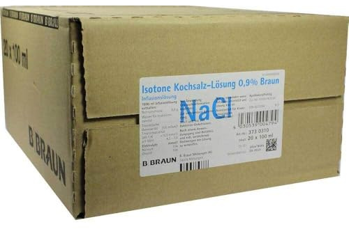 KOCHSALZLÖSUNG 0,9% Glasfl. 20X100 ml