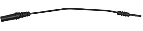 KS Tools 150.0957 4,0 mm Eingangsbuchse auf 1,5 mm Prüfadapterbuchse rund (schwarz)