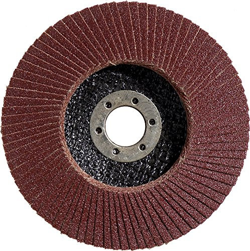 Bosch Accessories Professional 1x Fächerschleifscheibe X431 Standard for Metal (für Stahl, Gusseisen, Stahlblech, Gerade, Ø 125 mm, Körnung 60, Zubehör Winkelschleifer)