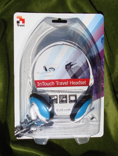 Trust InTouch Travel Headset blau