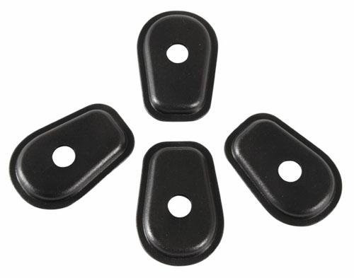 Kit Adattatore Attacchi Frecce Indicatori Direzione Moto 4 Pezzi Nero