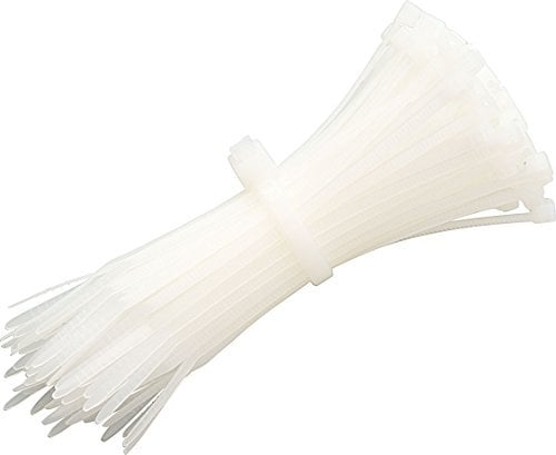 200 White Natural CABLE TIES 2.5mm x 100mm Nylon Plastic Electrical Zip Tie Wrap